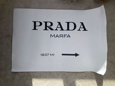 prada marfa poster kaufen